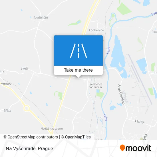 Карта Na Vyšehradě