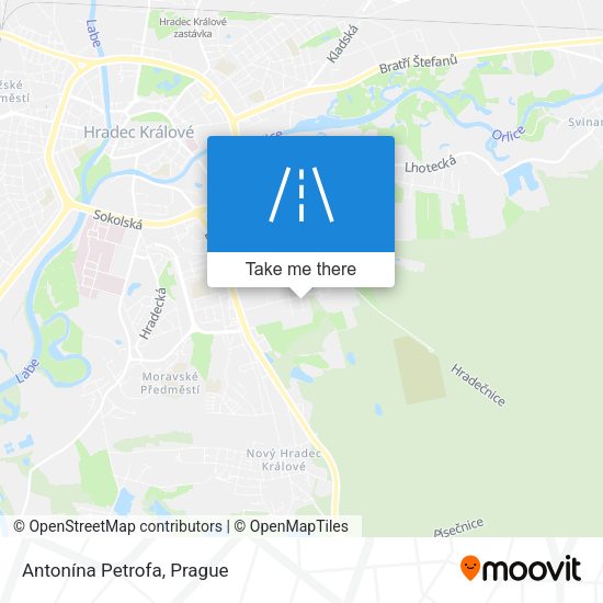 Antonína Petrofa map
