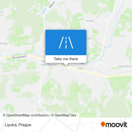 Карта Lipská