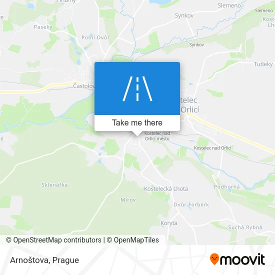 Карта Arnoštova