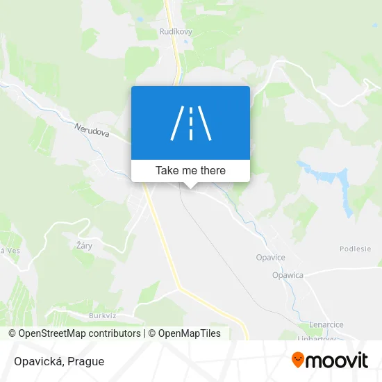 Карта Opavická