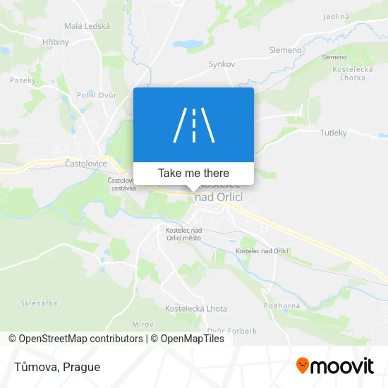 Карта Tůmova