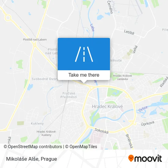 Карта Mikoláše Alše
