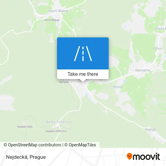 Карта Nejdecká