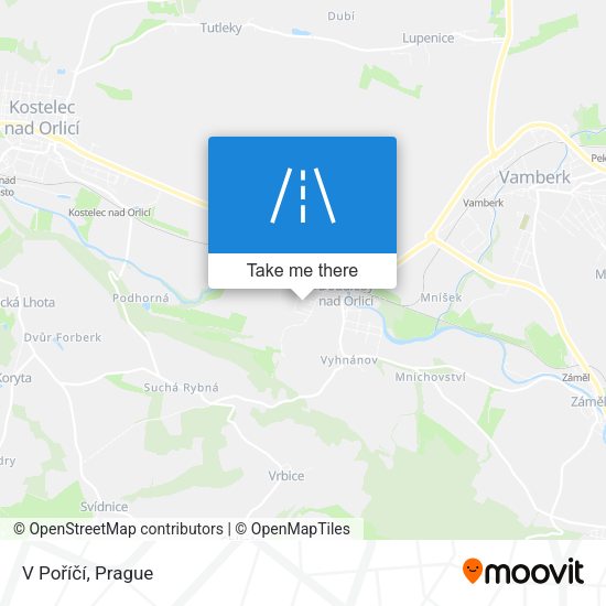 V Poříčí map