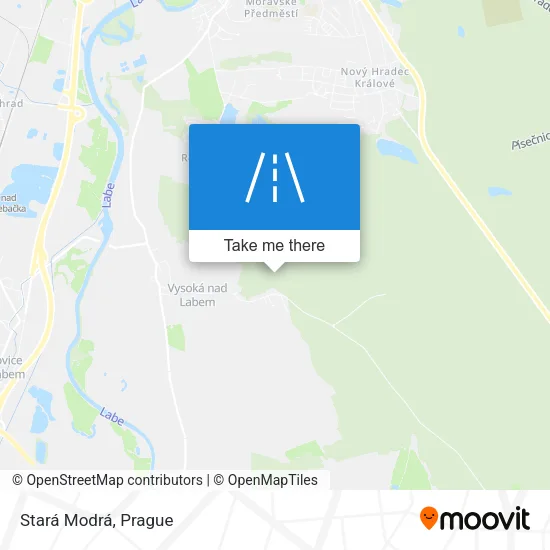 Карта Stará Modrá