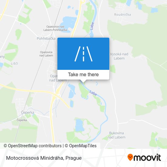 Motocrossová Minidráha map