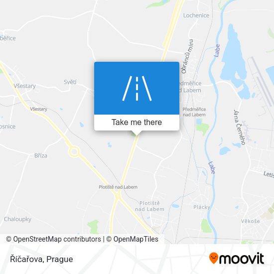 Říčařova map