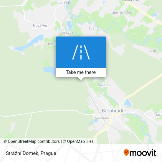 Strážní Domek map