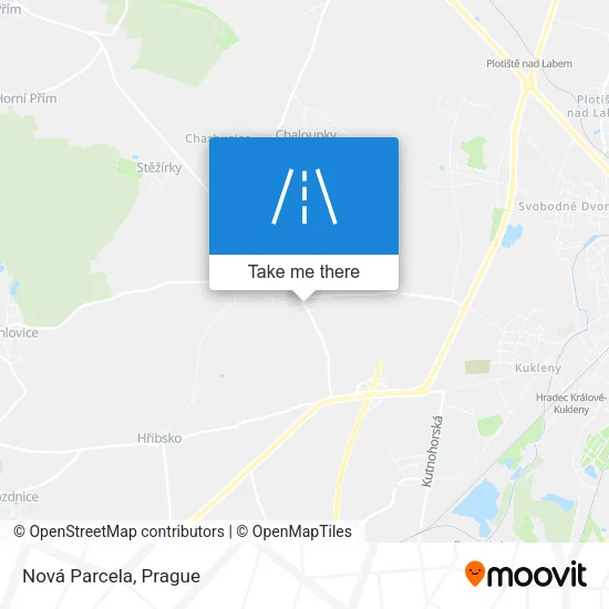 Карта Nová Parcela