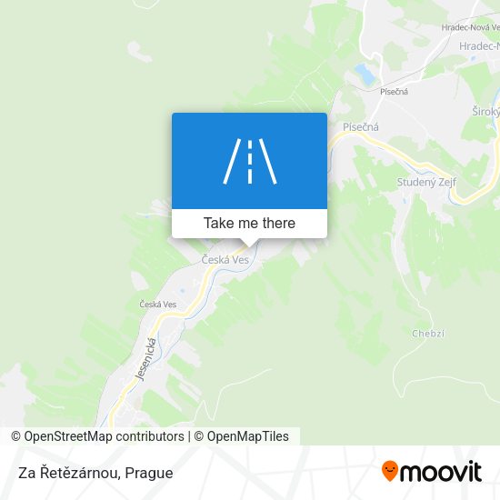 Za Řetězárnou map