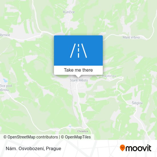 Nám. Osvobození map