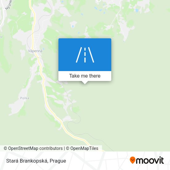 Stará Brankopská map