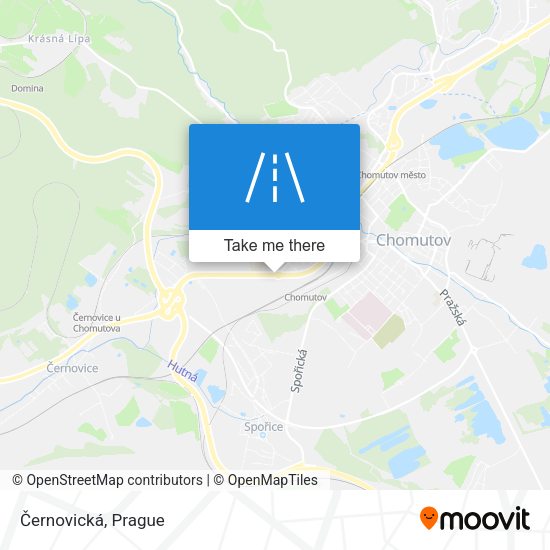 Карта Černovická