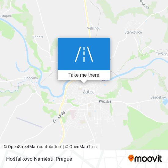 Hošťálkovo Náměstí map