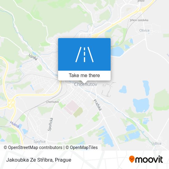 Jakoubka Ze Stříbra map