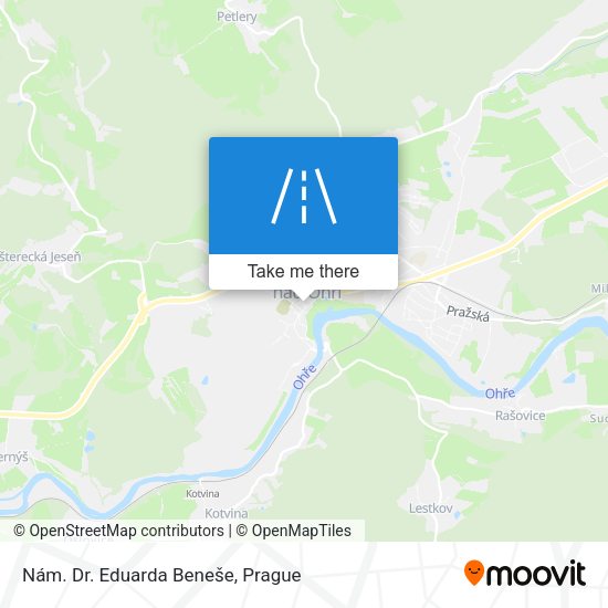 Nám. Dr. Eduarda Beneše map