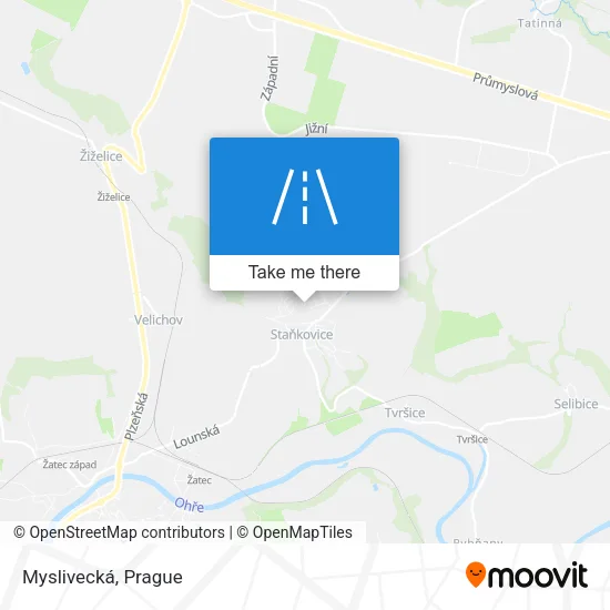 Карта Myslivecká