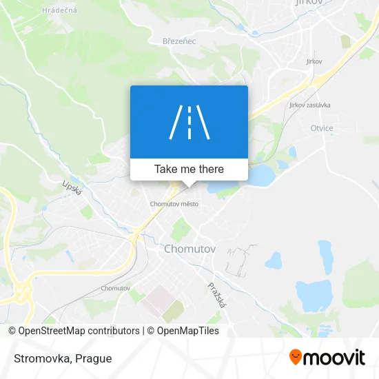 Карта Stromovka