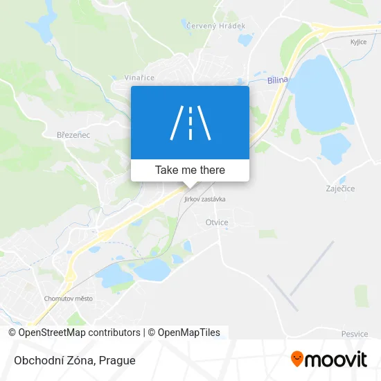 Карта Obchodní Zóna