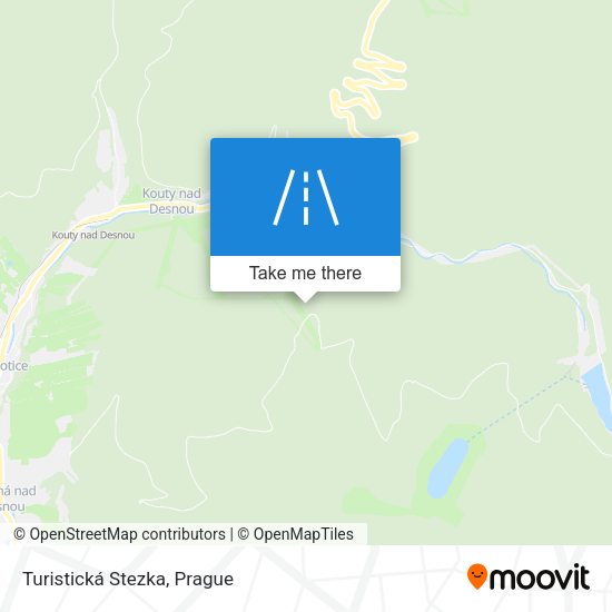Turistická Stezka map
