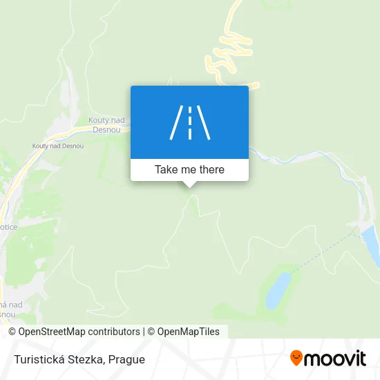 Карта Turistická Stezka