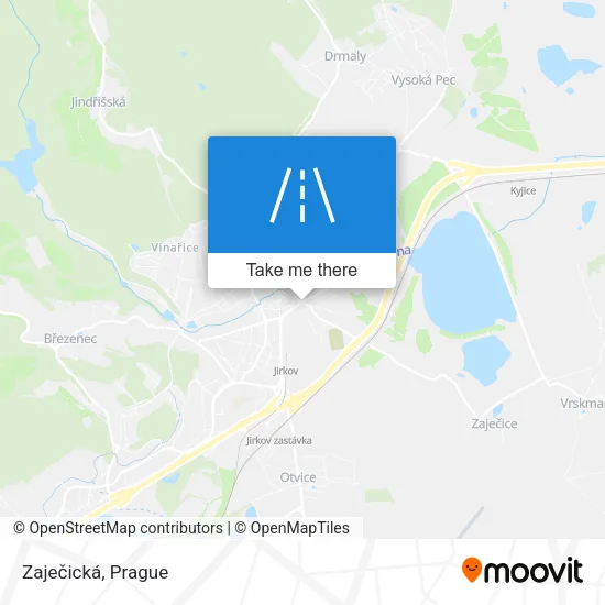 Карта Zaječická