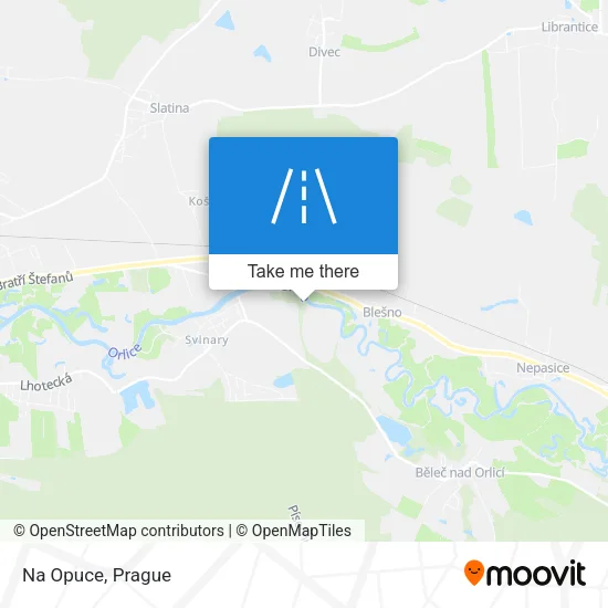 Карта Na Opuce