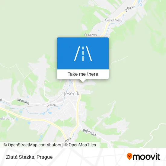 Карта Zlatá Stezka