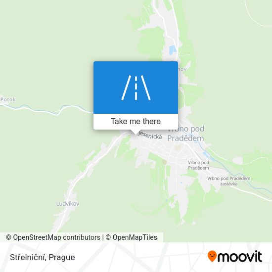 Střelniční map
