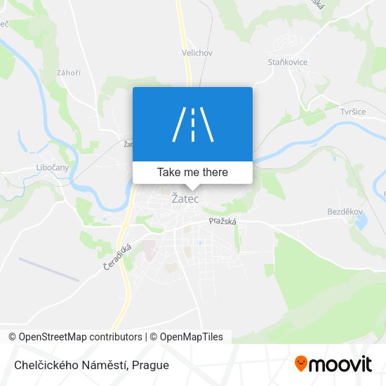 Chelčického Náměstí map