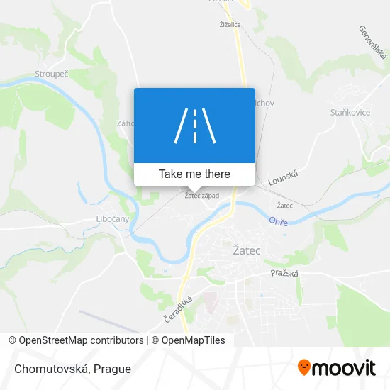 Карта Chomutovská