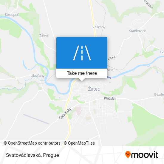 Svatováclavská map