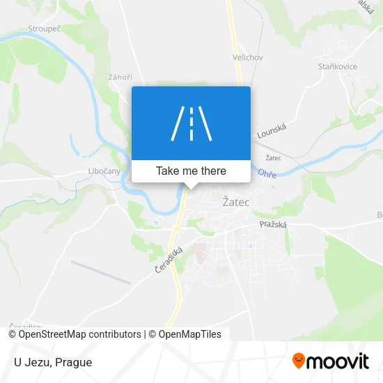 Карта U Jezu