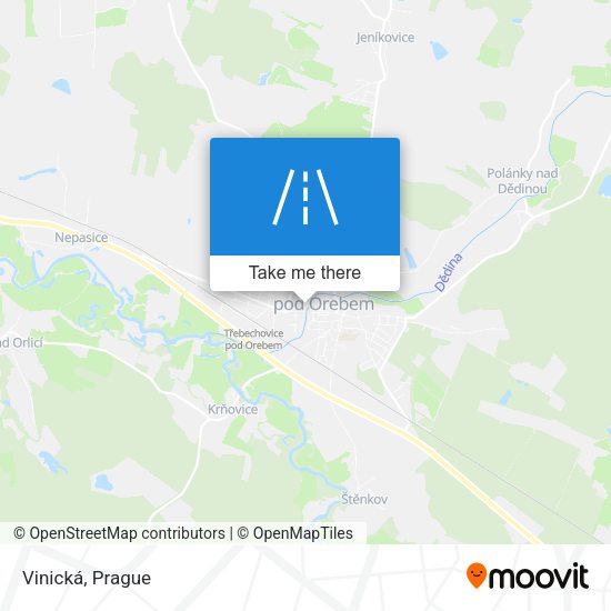 Vinická map