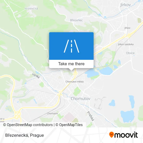 Карта Březenecká