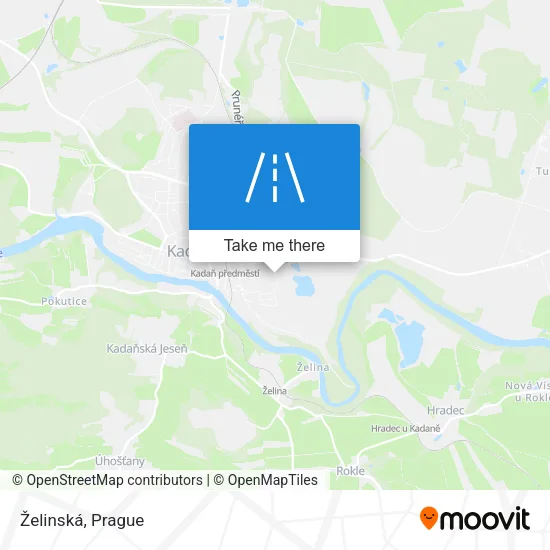Карта Želinská