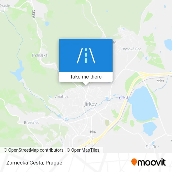 Карта Zámecká Cesta