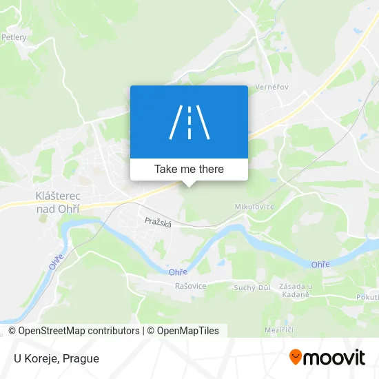 Карта U Koreje