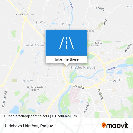 Ulrichovo Náměstí map