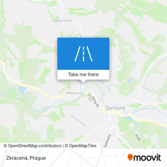 Карта Zkrácená