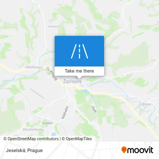 Карта Jeselská