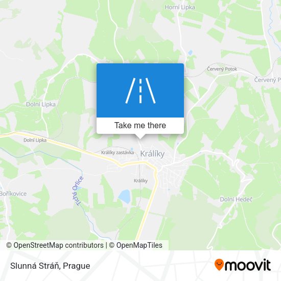 Slunná Stráň map