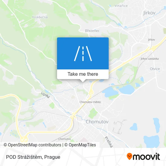Карта POD Strážištěm