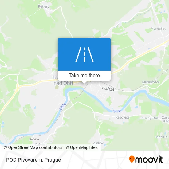 Карта POD Pivovarem