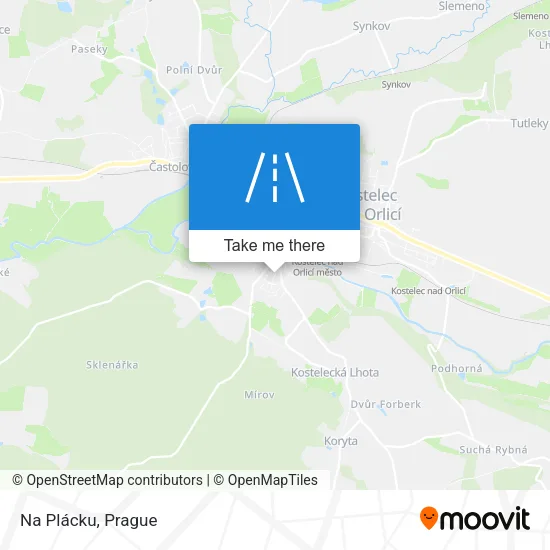 Карта Na Plácku