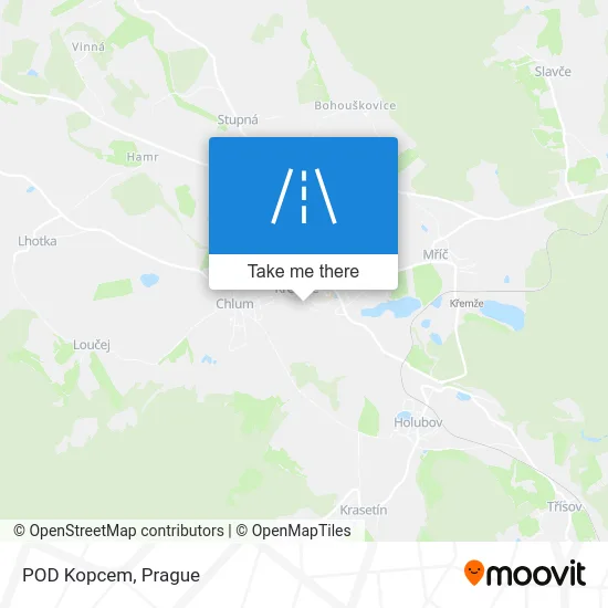 Карта POD Kopcem