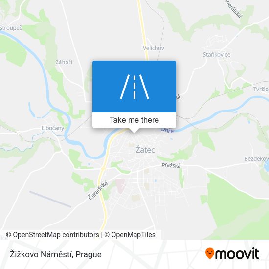Žižkovo Náměstí map