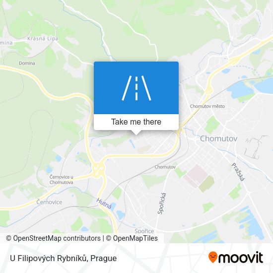 U Filipových Rybníků map