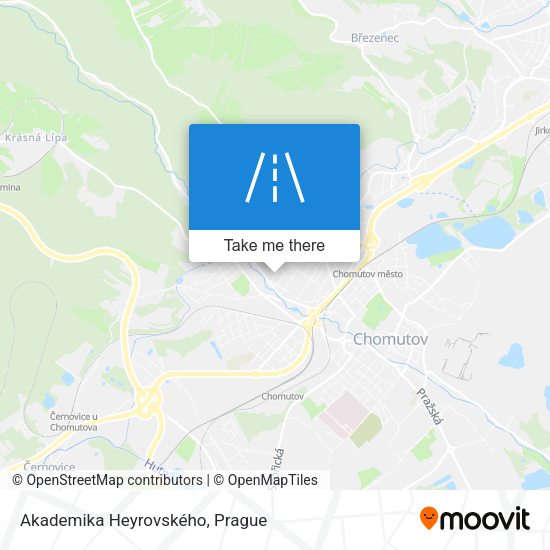 Akademika Heyrovského map
